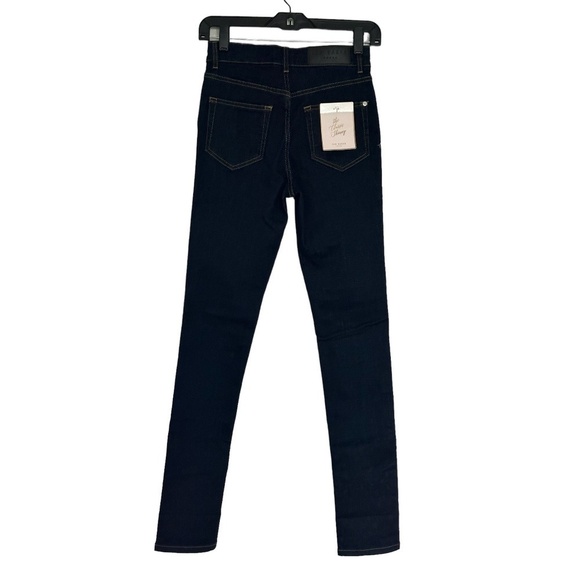 Ted Baker Classic Skinny Dark Wash Jeans Star Printed Cuff - Picture 8 of 13